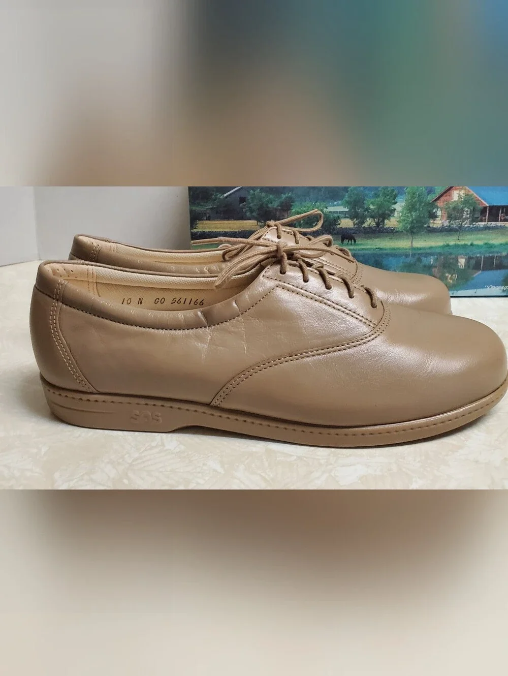SAS Women's Mocha Leather Whisper Walking Shoe USA